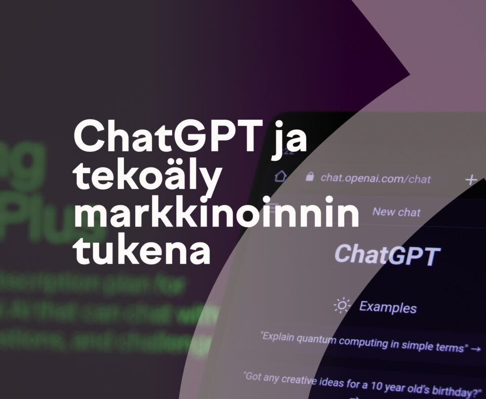 ChatGPT ja tekoäly. Kuvituskuva